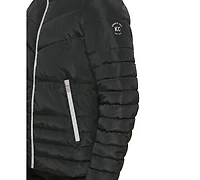 Kenneth Cole Men's Mixed Quilted Puffer Jacket