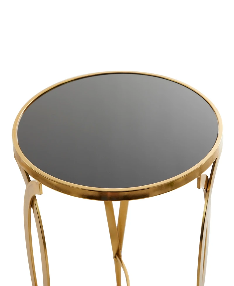 Rosemary Lane Metal Accent Table with Top, 20" x 20" x 27"