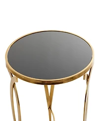 Rosemary Lane Metal Accent Table with Top, 20" x 20" x 27"