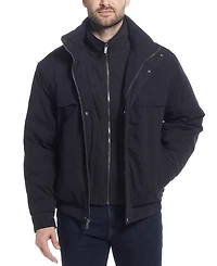 Weatherproof Men's Microfiber Poly Filled Bomber Jacket