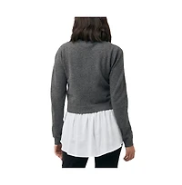 Ripe Maternity Maternity Sandy Detachable Nursing Knit Charcoal Marle