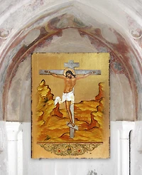 Designocracy Crucifixion Icon 8" x 6"