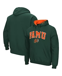 Men's Colosseum Green Florida A&M Rattlers Isle Pullover Hoodie