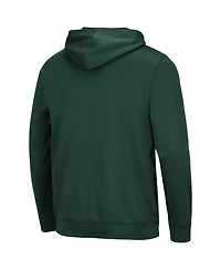 Men's Colosseum Green Tulane Wave Lantern Pullover Hoodie