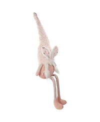 Sitting Easter Gnome with Bunny Ears and Dangling Legs, 32"