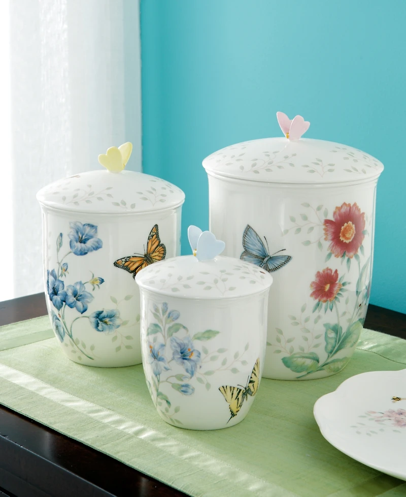 Lenox Butterfly Meadow Canisters, Set of 3