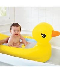 Munchkin Toddler White Hot Inflatable Safety Duck Tub and Bath Ducky Toy