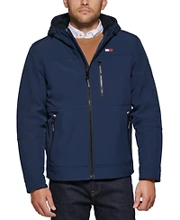 Tommy Hilfiger Men's Sherpa-Lined Softshell Hooded Jacket