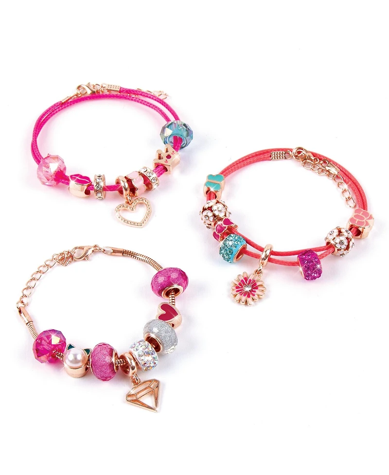 Make It Real Halo Charms Think Pink Do It Yourself Bracelet Kit