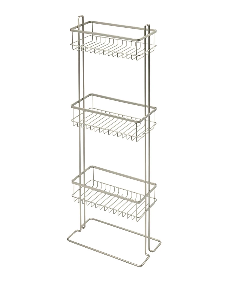 iDesign Everett 3 Tier Shower Shelf Organizer