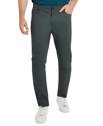 Kenneth Cole Men's Slim-Fit 5-Pocket Tech Pants