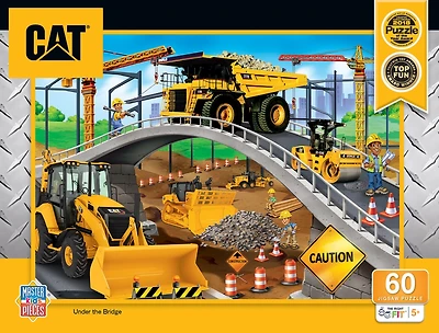 Masterpieces Cat - Under the Bridge 60 Piece Jigsaw Puzzle for Kids