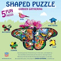 Masterpieces Garden Gathering - 100 Piece Shaped Jigsaw Puzzle