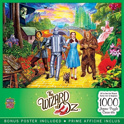 MasterPieces The Wizard of Oz - Off to See the Wizard 1000 Piece Puzzle