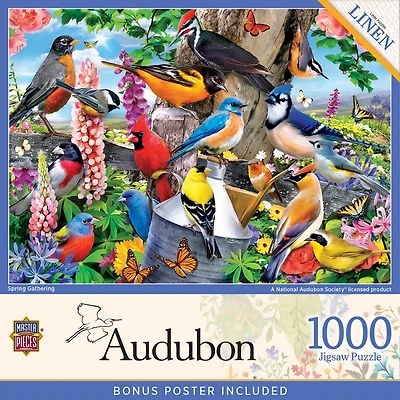 MasterPieces Audubon - Spring Gathering 1000 Piece Jigsaw Puzzle