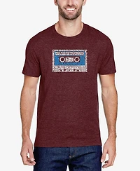 La Pop Art Men's Premium Blend Word 80s One Hit Wonders T-shirt