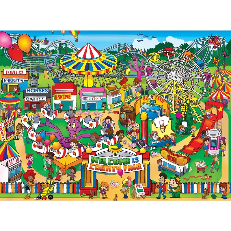 101 Things to Spotat the County Fair - 101 Piece Jigsaw Puzzle