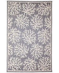 Liora Manne' Cove Coral 7'10" x 9'10" Outdoor Area Rug