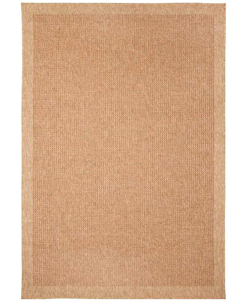 Liora Manne' Sahara Texture Border 3'3" x 4'11" Outdoor Area Rug