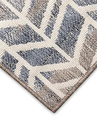 Liora Manne' Cove Chevron 1'11" x 7'6" Runner Outdoor Area Rug
