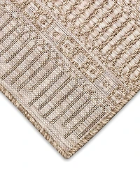 Liora Manne' Orly Stripe 6'6" x 9'3" Outdoor Area Rug