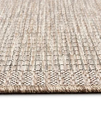 Liora Manne' Orly Texture 1'11" x 7'6" Runner Outdoor Area Rug