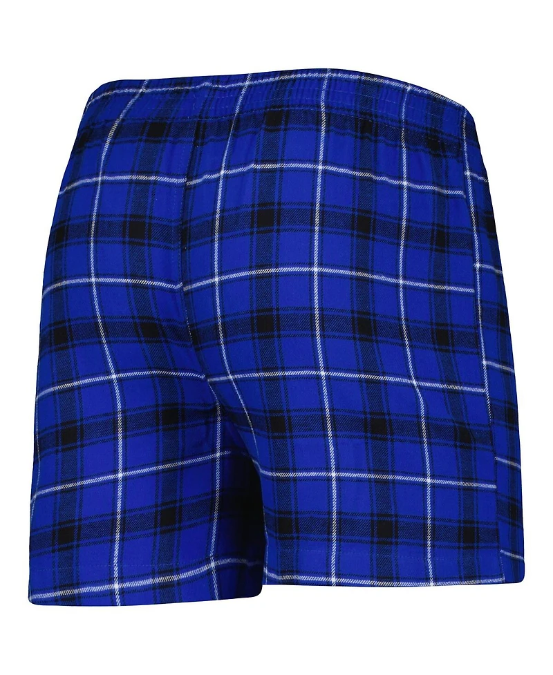 Men's Concepts Sport Royal, Black Los Angeles Dodgers Ledger Flannel Boxers