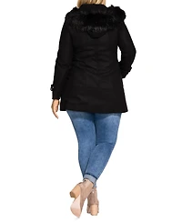City Chic Women's Wonderwall Coat