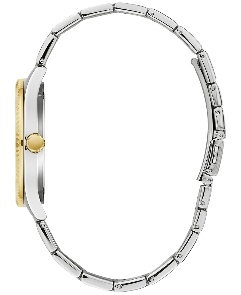 Caravelle designed by Bulova Men's Two-Tone Stainless Steel Bracelet Watch 41mm Gift Set