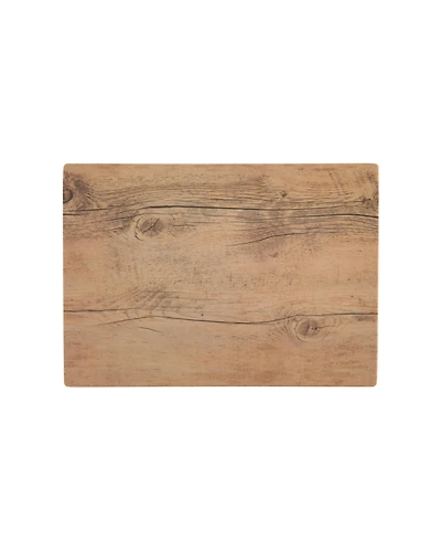 Fortessa Melamine Wood Rectangle Tray