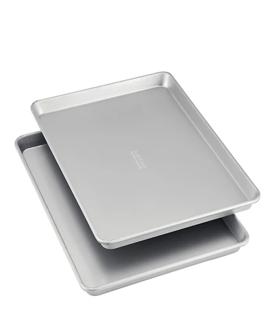 Anolon Pro-Bake Bakeware 2 Piece Aluminized Steel Half Sheet Baking Pan Set