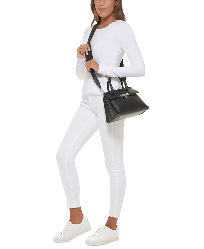 Calvin Klein Becky Convertible Turn Lock Crossbody Bag