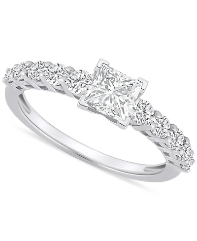 Diamond Princess Engagement Ring (1 ct. t.w.) 14k Gold