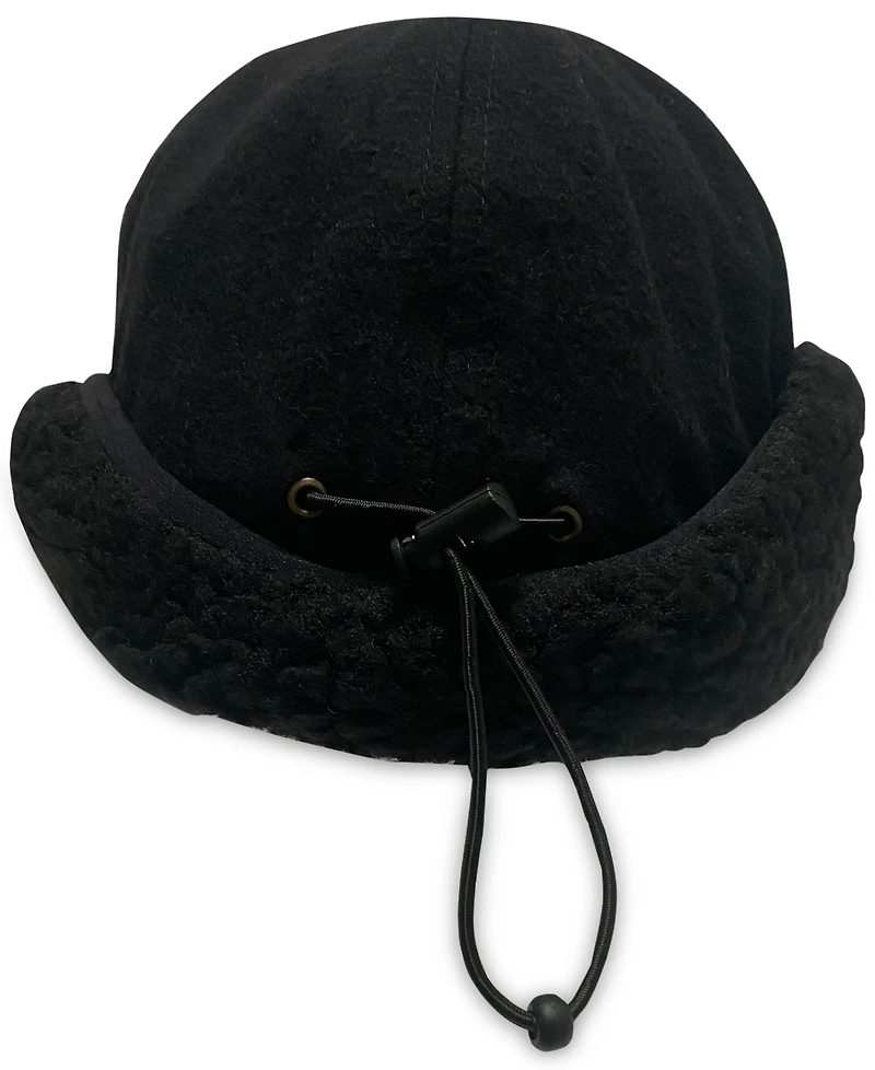Epoch Hats Company Wool Blend Earflap Cap with Sherpa Lining