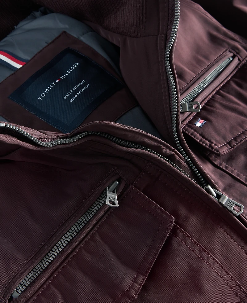 Tommy Hilfiger Men's Four-Pocket Filled Performance Bomber Jacket
