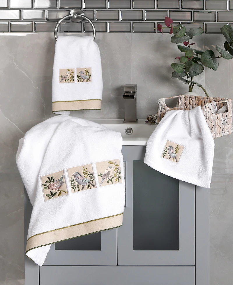 Linum Home Turkish Cotton Belinda Embellished 2-Pc. Hand Towel Set