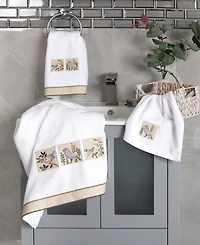 Linum Home Turkish Cotton Belinda Embellished 2-Pc. Hand Towel Set