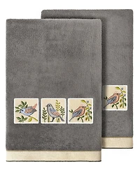 Linum Home Turkish Cotton Belinda Embellished 2-Pc. Bath Towel Set