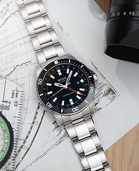 Mido Men's Swiss Automatic Ocean Star Gmt Stainless Steel Bracelet Watch 44mm