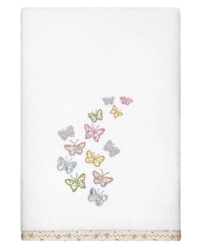 Linum Home Turkish Cotton Mariposa Embellished -Pc. Bath Towel Set