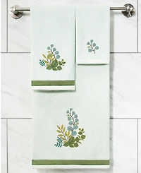 Linum Home Turkish Cotton Botanica Embellished -Pc. Bath Towel Set