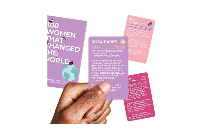 100 Women That Changed the World Card Deck by Gift Republic