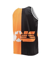 Men's Mitchell & Ness Peyton Manning Black, Tennessee Orange Tennessee Volunteers Sublimated Player Big and Tall Tank Top