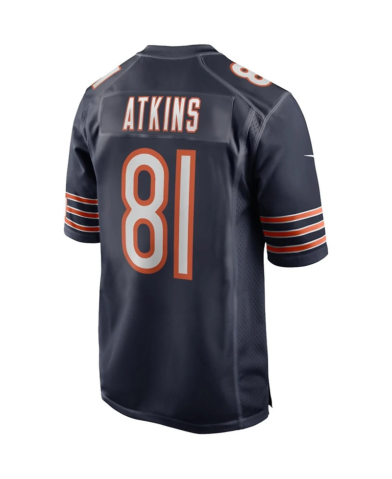 Men's Nike Doug Atkins Navy Chicago Bears Game Retired Player Jersey