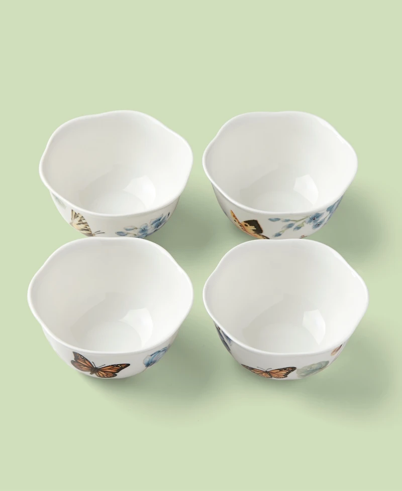 Lenox Butterfly Meadow Blue Assorted Bowls, Set of 4