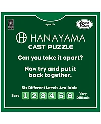 Bepuzzled Hanayama Dice Level 3 Cast Puzzle Set, 4 Piece