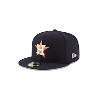 Men's New Era Navy Houston Astros 2022 World Series Champions Side Patch 59FIFTY Fitted Hat