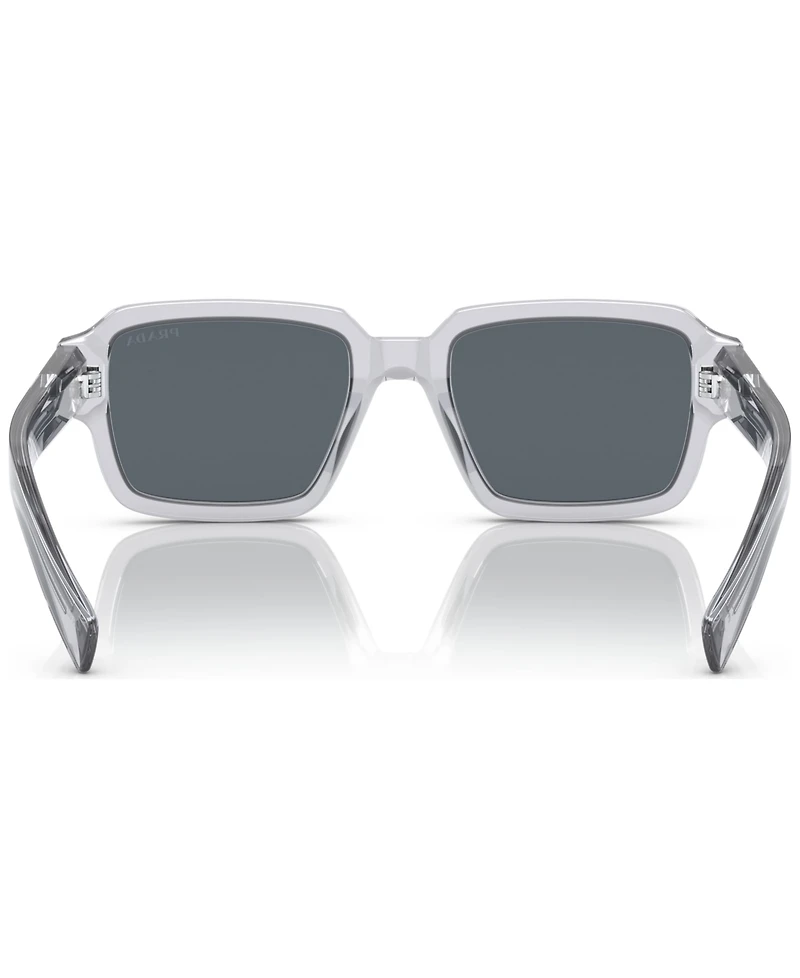 Prada Rectangular Men's Sunglasses, Pr 02ZS