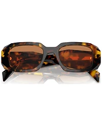 Prada Women's Symbole Rectangular Sunglasses, PR17WS
