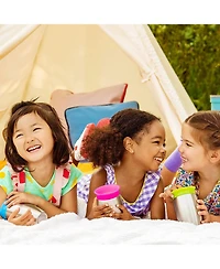 Munchkin Toddler Miracle Stainless Steel 360 Sippy Cup, 10 oz, 2 Pack, Pink/Purple